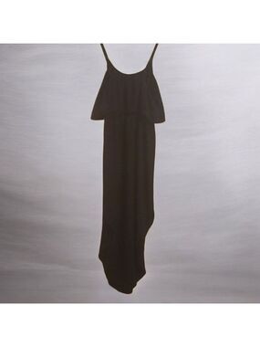 Nerlerolian medium sleeveless summer dress black comfy Crepe Feel‎